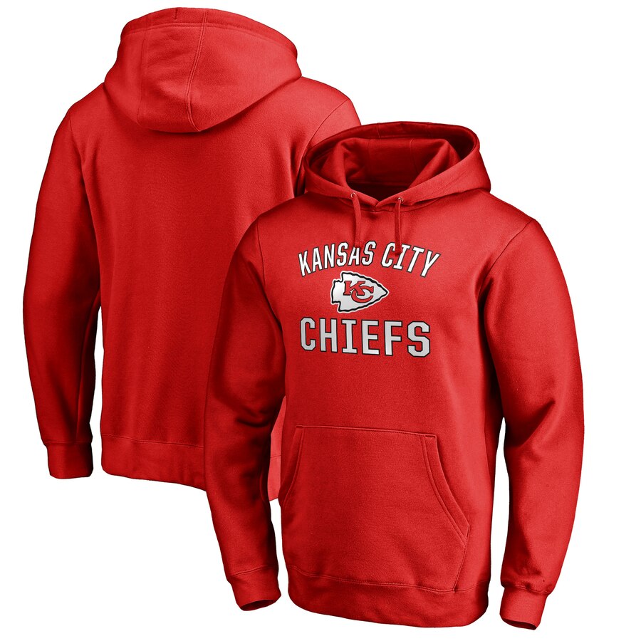 Men Kansas City Chiefs NFL Pro Line by Fanatics Branded Big Tall Victory Arch Pullover Hoodie Red